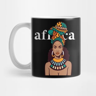 Afrocentric Woman Africa Mug